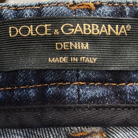 NWT Dolce & Gabbana Denim Jeans with Bling design 💥 - Picture 4 of 9